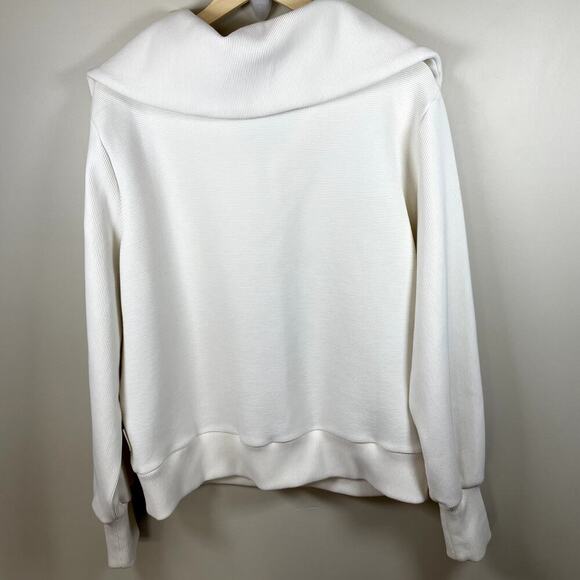 Varley Vine Cream Zip-Up Sweatshirt - Picture 3 of 13
